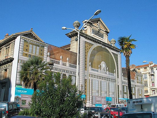 NICE, LA GARE DES CHEMINS DE FER DE LA PROVENCE