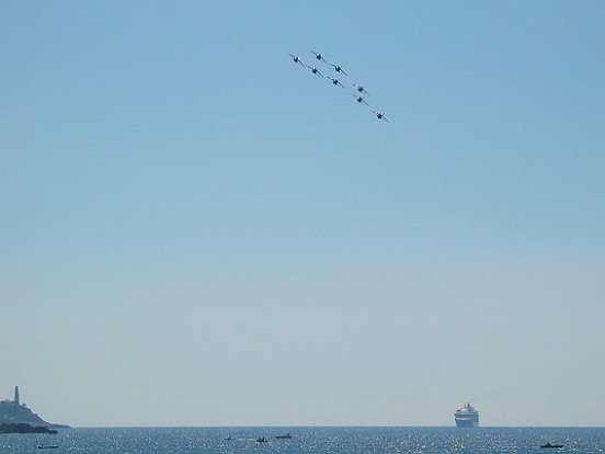 LA PATROUILLE DE FRANCE A NICE