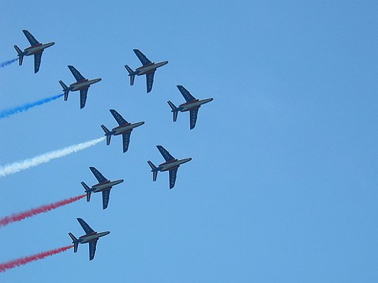 LA PATROUILLE DE FRANCE A NICE