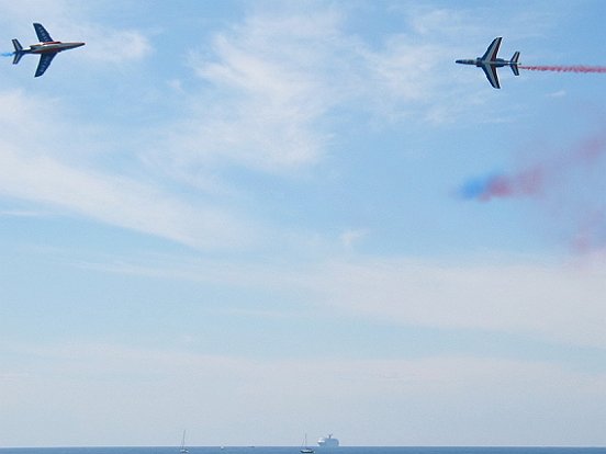 LA PATROUILLE DE FRANCE A NICE