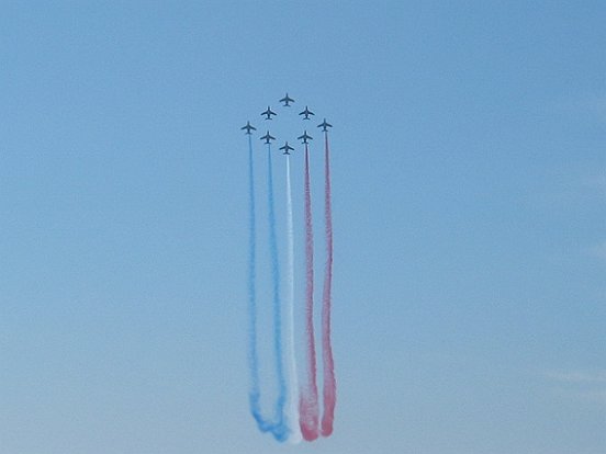 LA PATROUILLE DE FRANCE A NICE