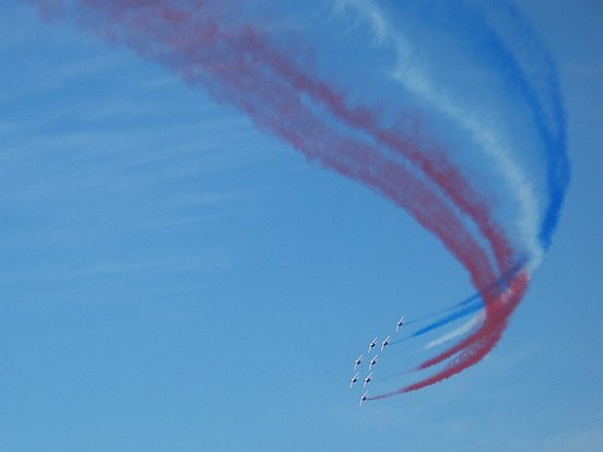 LA PATROUILLE DE FRANCE A NICE