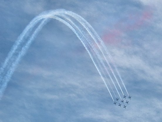 LA PATROUILLE DE FRANCE A NICE