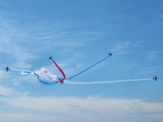 LA PATROUILLE DE FRANCE A NICE