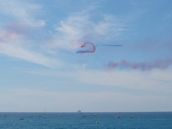 LA PATROUILLE DE FRANCE A NICE