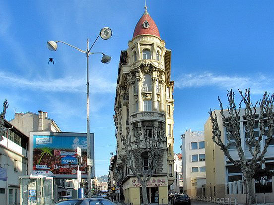NICE, IMMEUBLE BELLE EPOQUE RUE DE LEPANTE - Le pêle mêle du Comté de Nice en Images