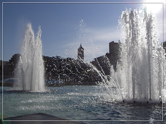 NICE, LES JEUX D'EAU DU  SQUARE GENERAL LECLERC - Le pêle mêle du Comté de Nice en Images