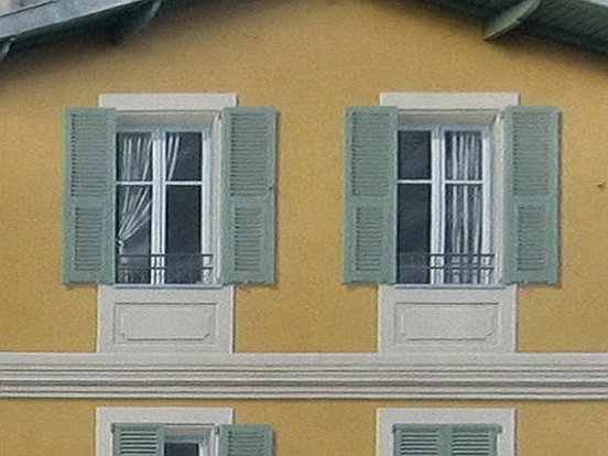 LES FAÇADES EN TROMPE-L'œIL
