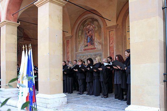 NICE,INAUGURATION DE LA PLACE JEAN-PAUL II