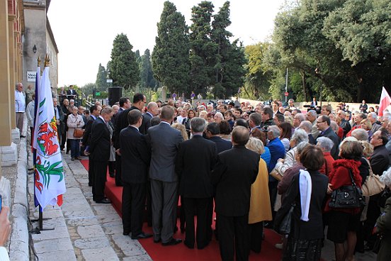 NICE,INAUGURATION DE LA PLACE JEAN-PAUL II