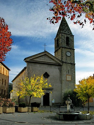 VILLARS SUR VAR, L'EGLISE SAINT JEAN BAPTISTE