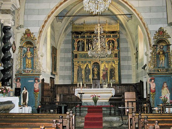 VILLARS SUR VAR, L'EGLISE SAINT JEAN BAPTISTE