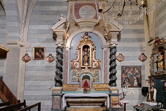 VILLARS SUR VAR, L'EGLISE SAINT JEAN BAPTISTE