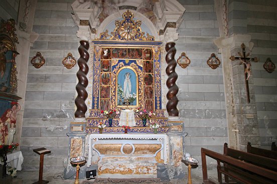 VILLARS SUR VAR, L'EGLISE SAINT JEAN BAPTISTE