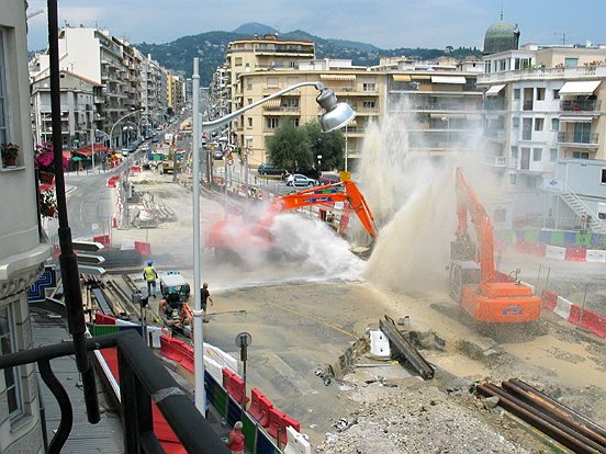 NICE,  LA LIGNE 1 DU TRAMWAY