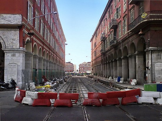 NICE,  LA LIGNE 1 DU TRAMWAY