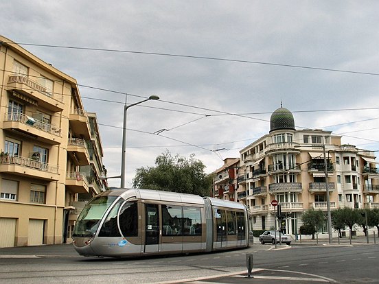 NICE,  LA LIGNE 1 DU TRAMWAY