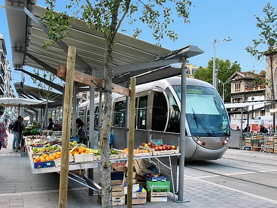 NICE,  LA LIGNE 1 DU TRAMWAY