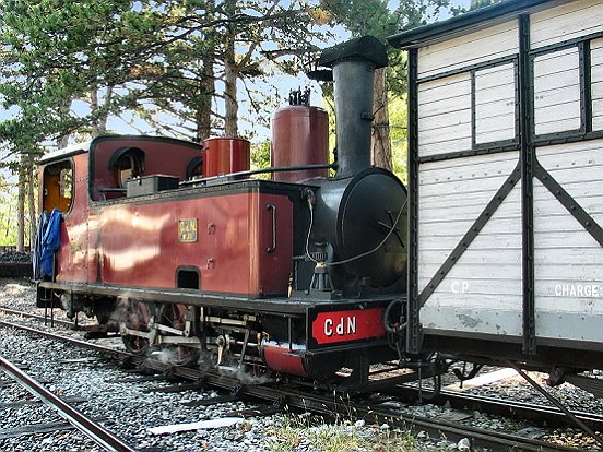 LE TRAIN HISTORIQUE A VAPEUR DES C.P.