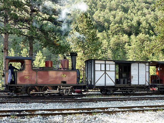 LE TRAIN HISTORIQUE A VAPEUR DES C.P.