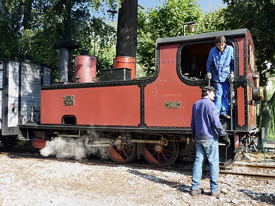 LE TRAIN HISTORIQUE A VAPEUR DES C.P.