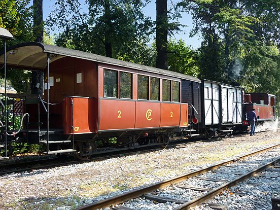 LE TRAIN HISTORIQUE A VAPEUR DES C.P.