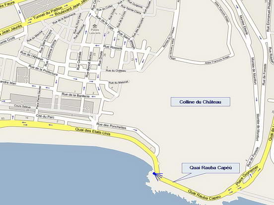 Plan de situation de la photo