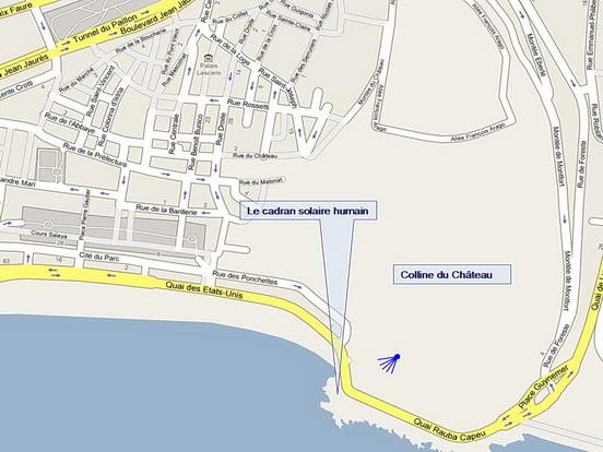 Plan de situation de la photo