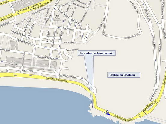 Plan de situation de la photo