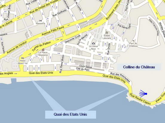 Plan de situation de la photo