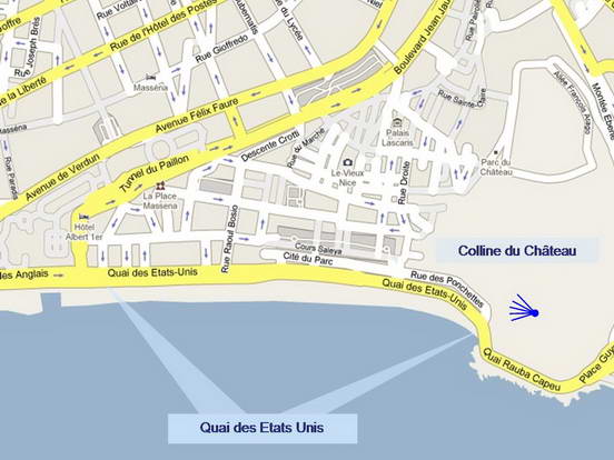 Plan de situation de la photo