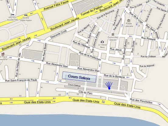 Plan de situation de la photo