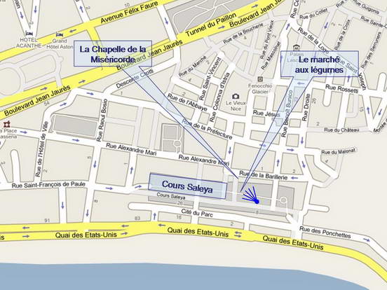 Plan de situation de la photo