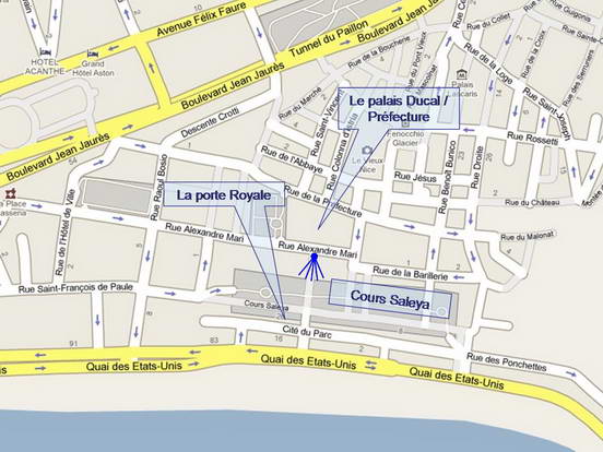 Plan de situation de la photo