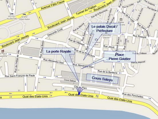 Plan de situation de la photo