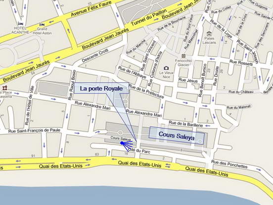 Plan de situation de la photo