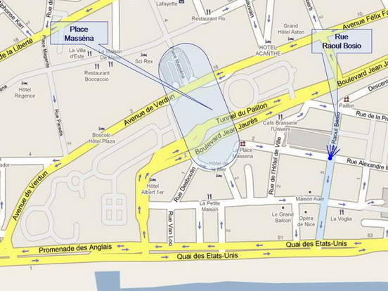 Plan de situation de la photo