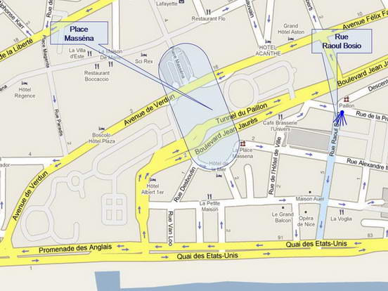 Plan de situation de la photo