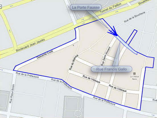 Plan de situation de la photo