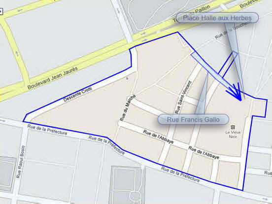 Plan de situation de la photo