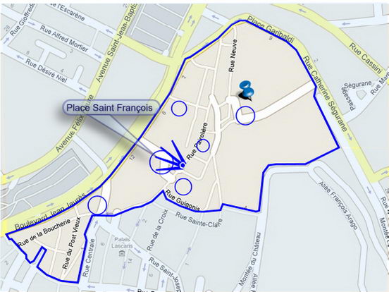 Plan de situation de la photo