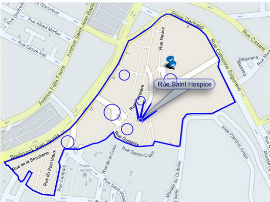 Plan de situation de la photo