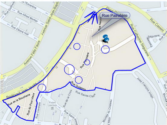 Plan de situation de la photo