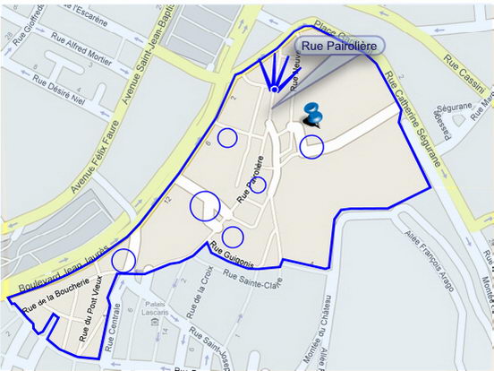 Plan de situation de la photo