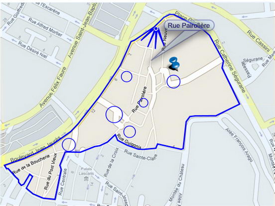 Plan de situation de la photo