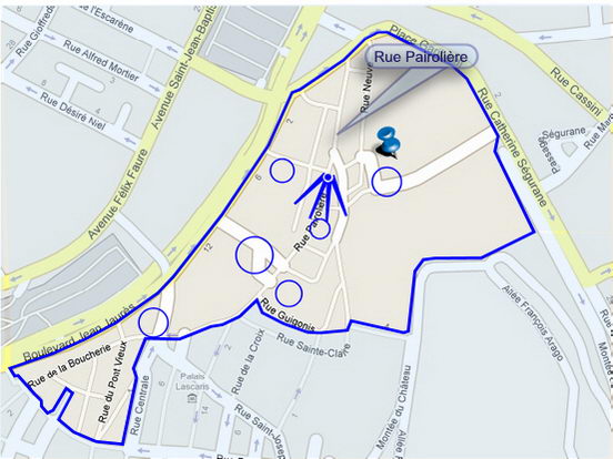 Plan de situation de la photo