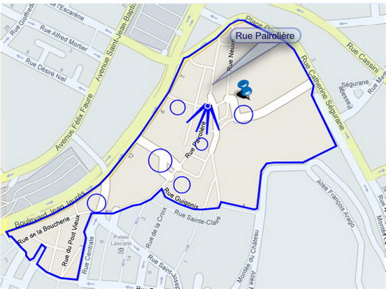 Plan de situation de la photo