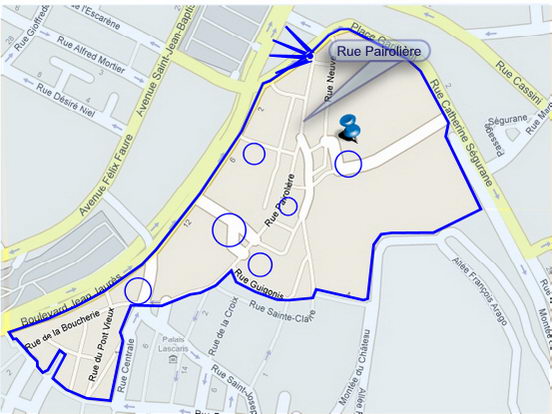 Plan de situation de la photo