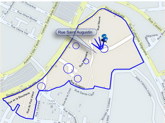 Plan de situation de la photo