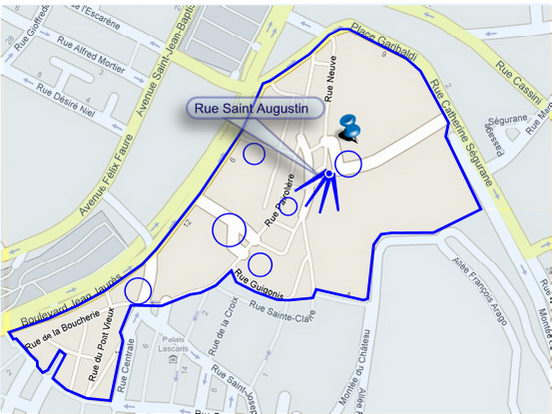 Plan de situation de la photo